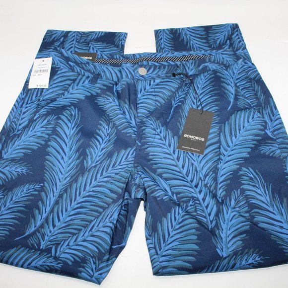 Bonobos Other - Bonobos Golf Slim Fit NWT Men's 36 x 30 Blue Flat Front Straight Leg Chino Pants